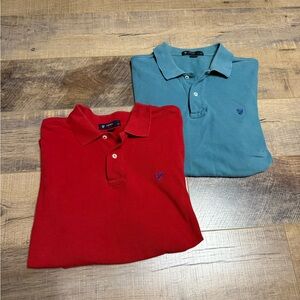 Daniel Cremieux Red and Blue Polo Shirt Set size XL